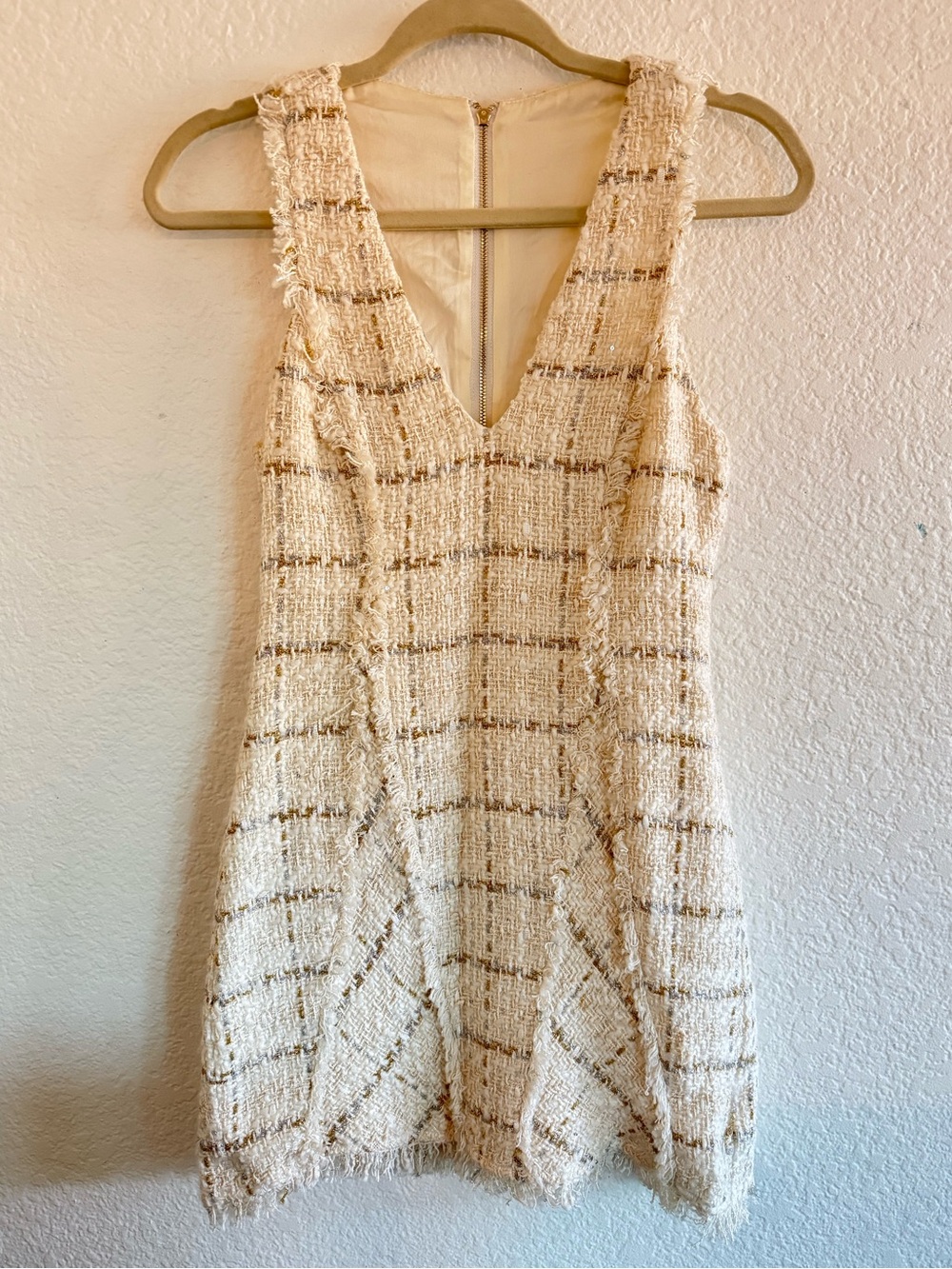 Ramy Brook Hazel sleeveless tweed mini dress
